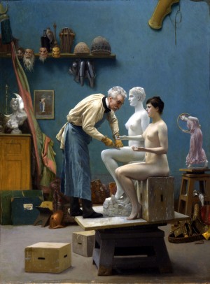 The artists model